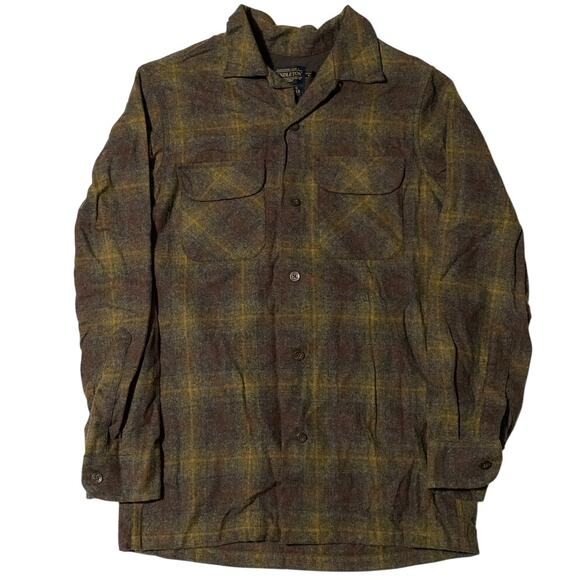 Pendleton The Original Board Shirt 100% Virgin Wool Button Down Men’s S Fitted - Picture 11 of 11